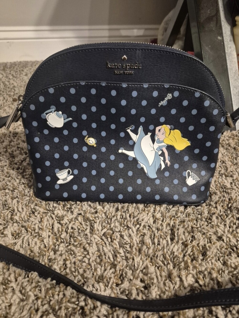 Disney alice in wonderland kate spade crossbody purse